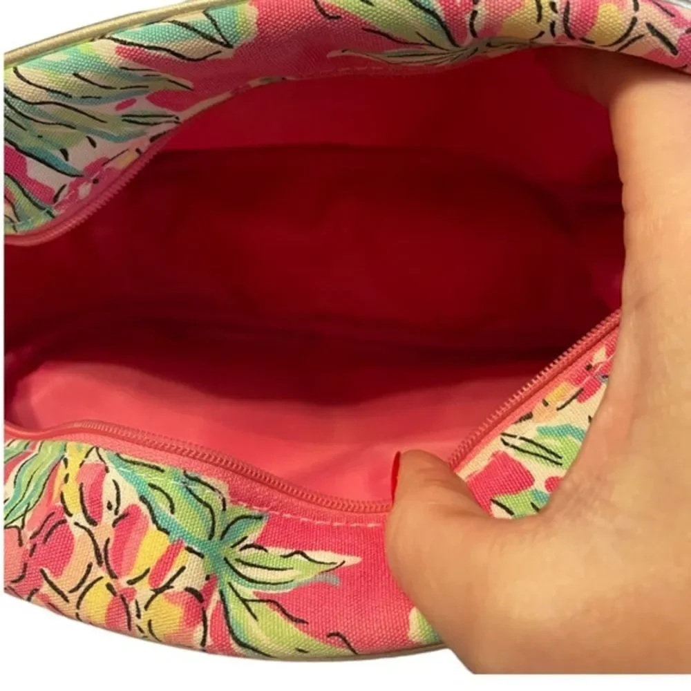 Lilly Pulitzer Pink Pineapple Makeup Bag - Picture 2 of 6